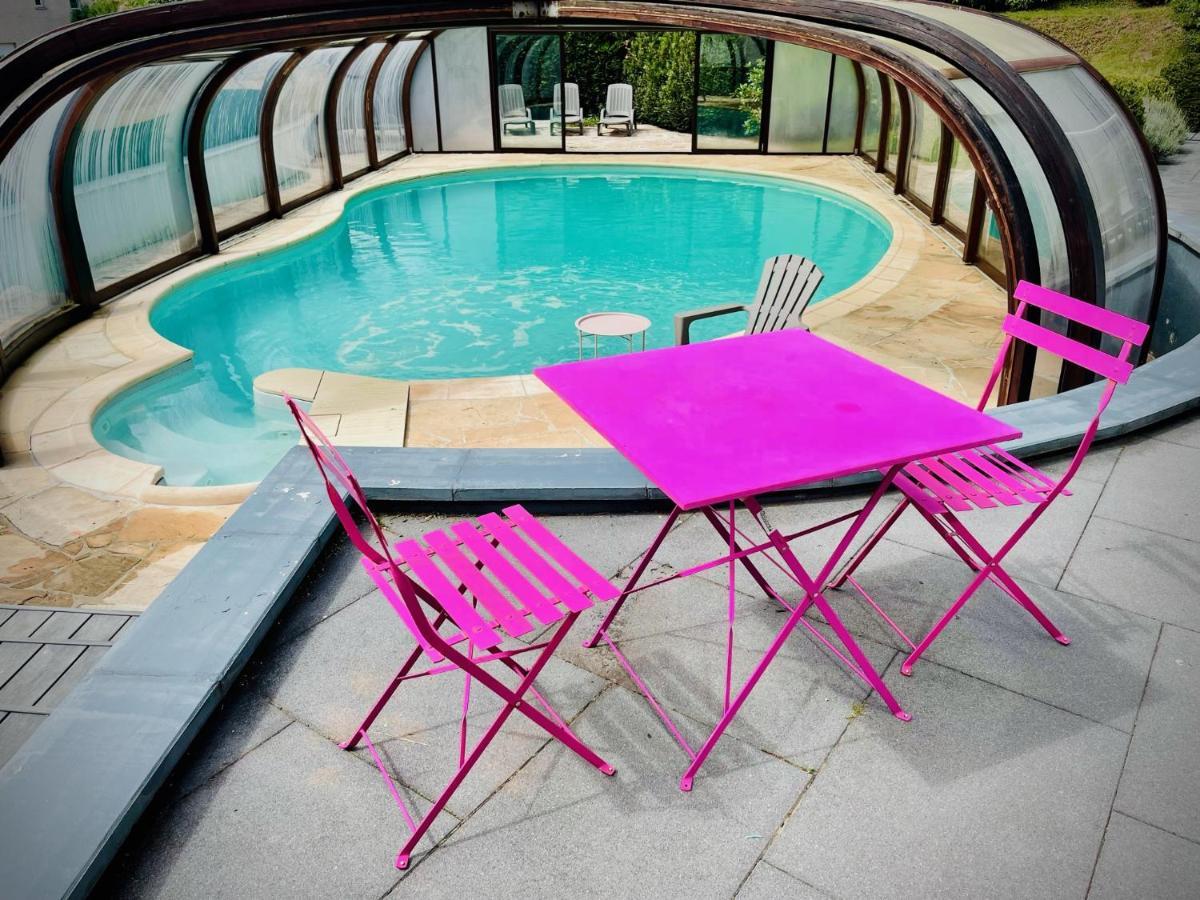 Villa 250m2 avec PISCINE chauffée&SPA&kota-grill&sauna Saint-Die-des-Vosges Exterior foto