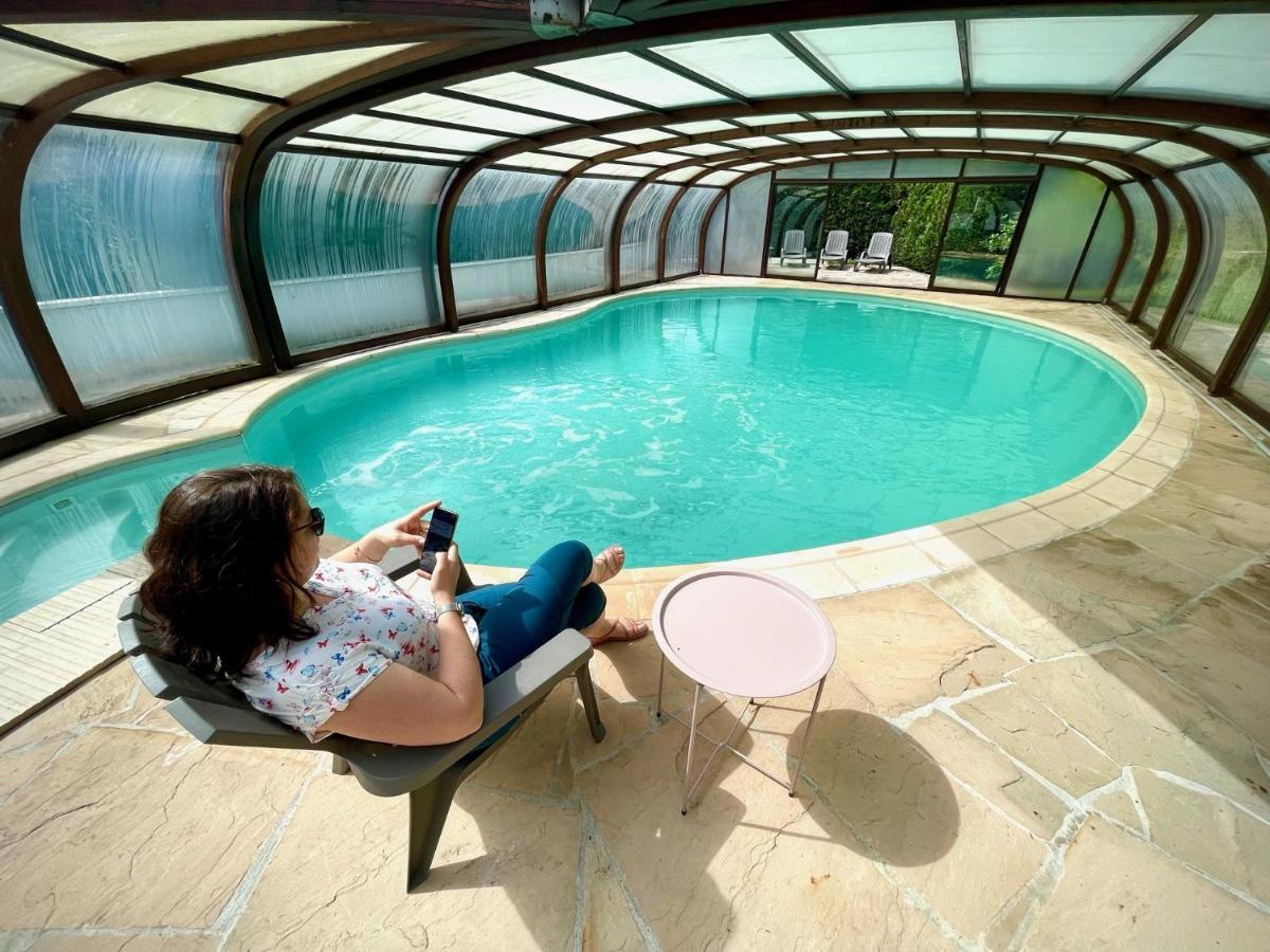 Villa 250m2 avec PISCINE chauffée&SPA&kota-grill&sauna Saint-Die-des-Vosges Exterior foto